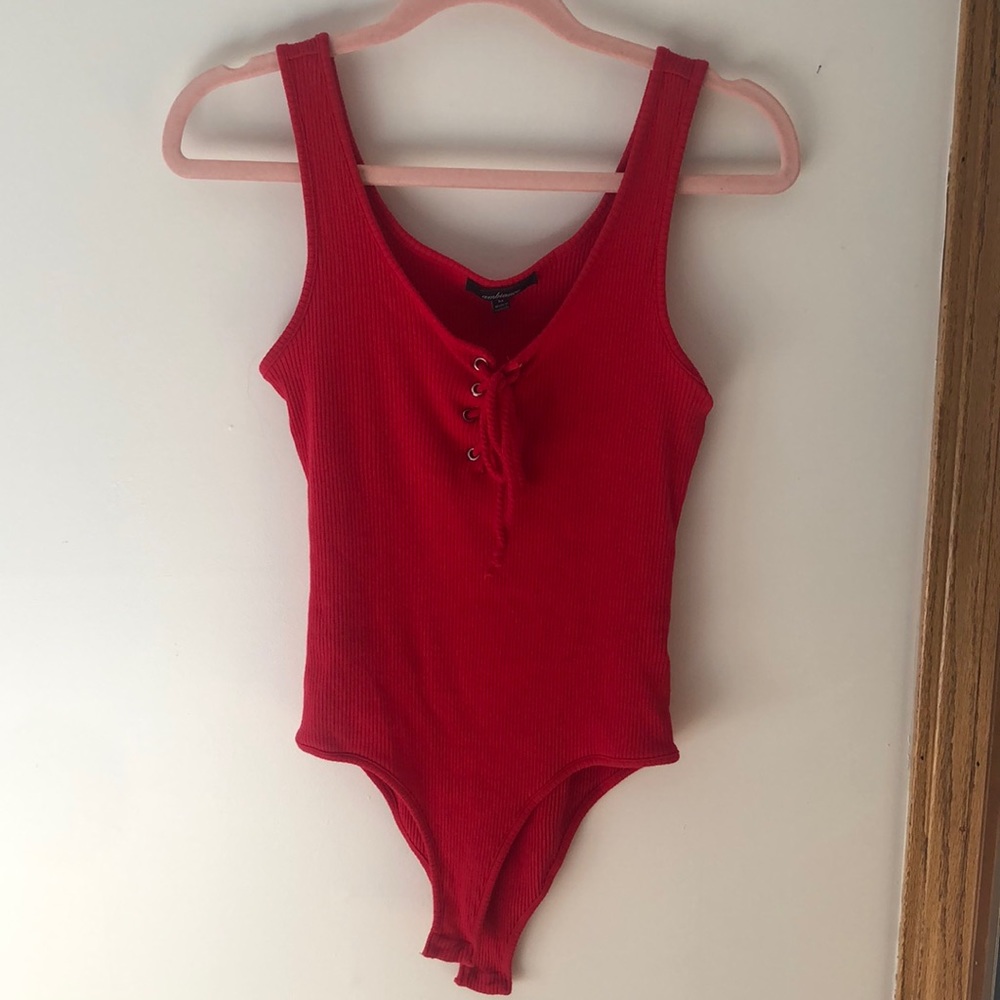 Gorgeous Red Bodysuit